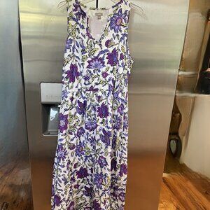J Jill cotton floral sundress